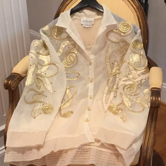 Nomi rubenstein vintage Blouse/jacket perfect for the holidays - Picture 6 of 6